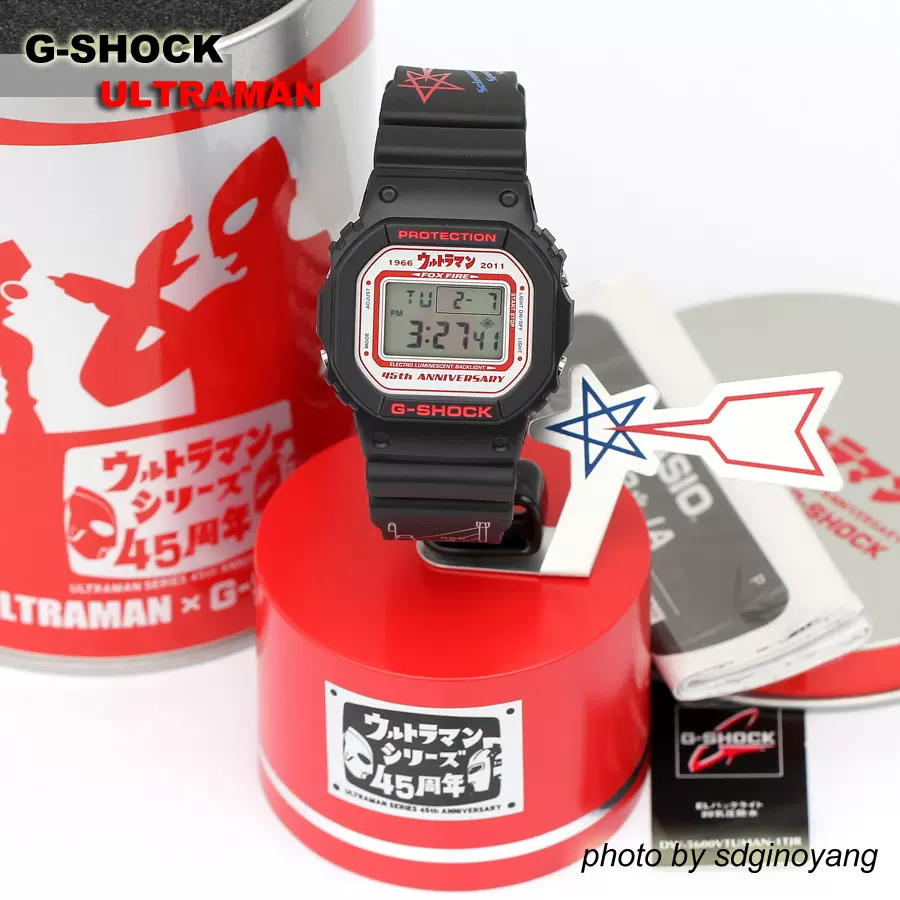 CASIO卡西欧G-SHOCK DW-5600VTUMAN-1T奥特曼诞生45周年全新现货