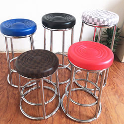 Restaurant Water Bar Counter Chairs Stools Bar Game Room High Stools Mobile Phone Counter Front Desk Elevated Round Stools