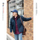 Qingcang father's winter jacket shows young handsome middle -aged elderly plus velvet thickened jacket, male elderly grandpa loose