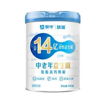 
Mengniu middle-aged and elderly milk powder 49 billion low-fat probiotics high-calcium and high-protein milk powder for the elderly nutritious breakfast
