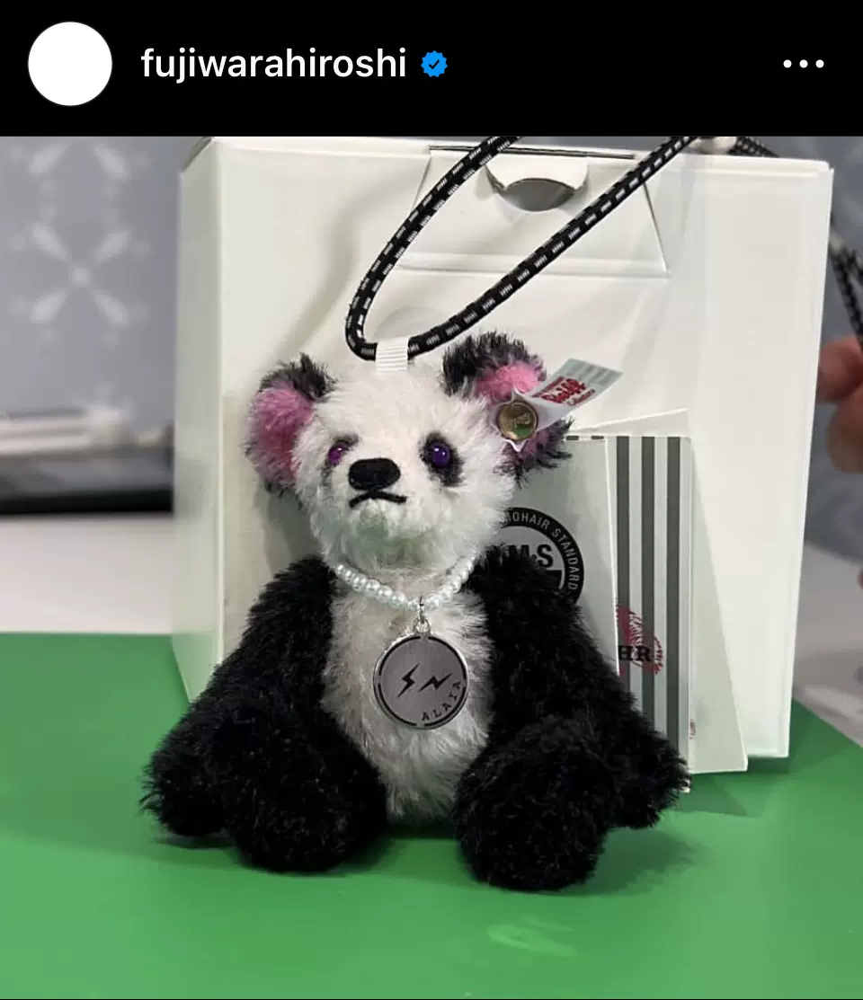 Steiff X Fragment Design Keychain 藤原ヒロシ