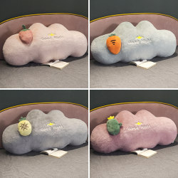 Bedside Cushion, Ultra-Soft Pillow, Large Backrest for Bedroom Bed, Multi-Functional Pillow, Removable and Washable for Girls to Sleep on