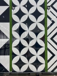 Black and White All-Over Marble Mosaic Tiles 800X800 Restaurant Puzzle Floor Tiles Hotel Ktv Bar Mosaic Tiles