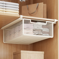 Wardrobe Underwear and Socks Storage Box, Household Drawer-Type Clothes Organizer, Hanging Layered Organizer, Three-In-One