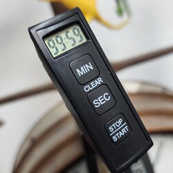 High-End Brand Mini Timer with Memory, Stopwatch with Magnetic Attachment for Fitness, Kitchen, Running, and Sports Use