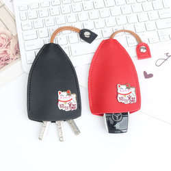 Pull-Out Compact Key Case Cartoon Design Unisex Remote Control Car Key Protective Cover Creative Household Key Holder