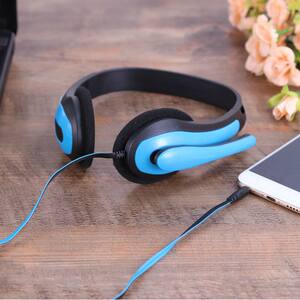 Free shipping fashion tide computer laptop mobile phone headset headset headset game voice call single -hole dual -hole