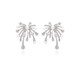 
Xuping's high-intelligence fireworks bloom, light luxury fashion design, simple ins style micro-encrusted earrings
