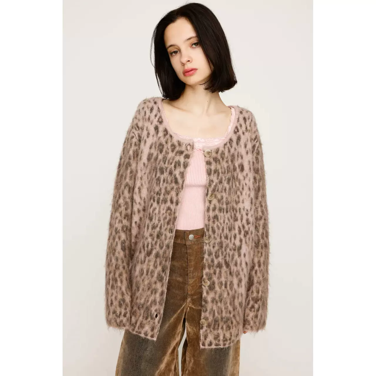 ワンランク上【小紋】蛍暈し　正絹　未使用　裄長め　⭐︎セット割引あり⭐︎ 裄71 叩き染 可愛い地模様 ゆったりサイズ 小紋 正絹 T-6707