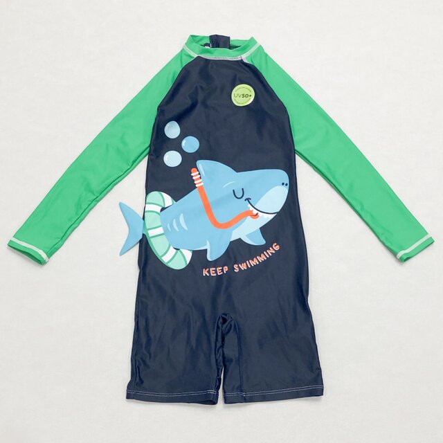 666 Foreign Trade European and American boy one-piece swimsuit cute multiple printed boy triangle swimsuit fashion children's swimsuit