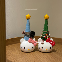 Villain-Themed Cute Christmas Hat Kitty Cat Hair Tie Storage Organizer Watch Jewelry Hanger Decorative Gift Ornament