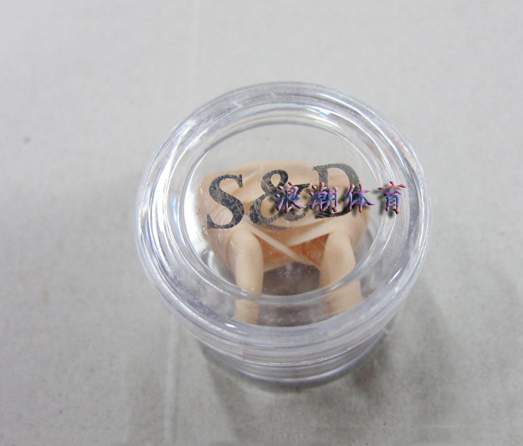 浪潮文体硅胶有绳子鼻夹高级盒装带绳专业软鼻夹游泳装备男女