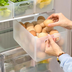 Food-grade egg storage box, crisper, foldable refrigerator storage and organization artifact, vegetable and egg storage box