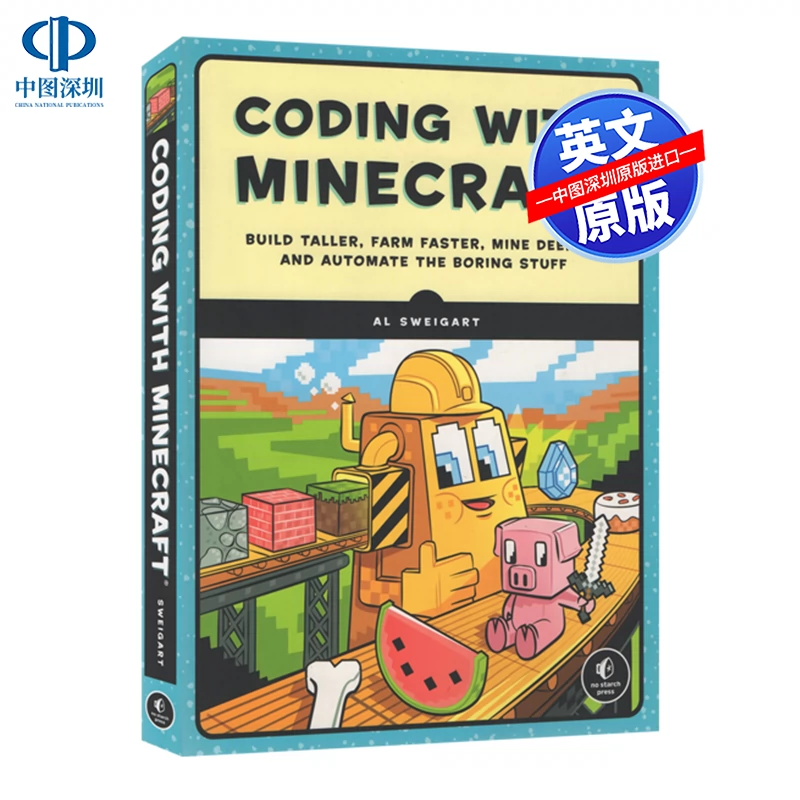 英文原版coding With Minecraft 计算机编码编程使用minecraft编码儿童青少年编程学习3d游戏编程学习进口原版书