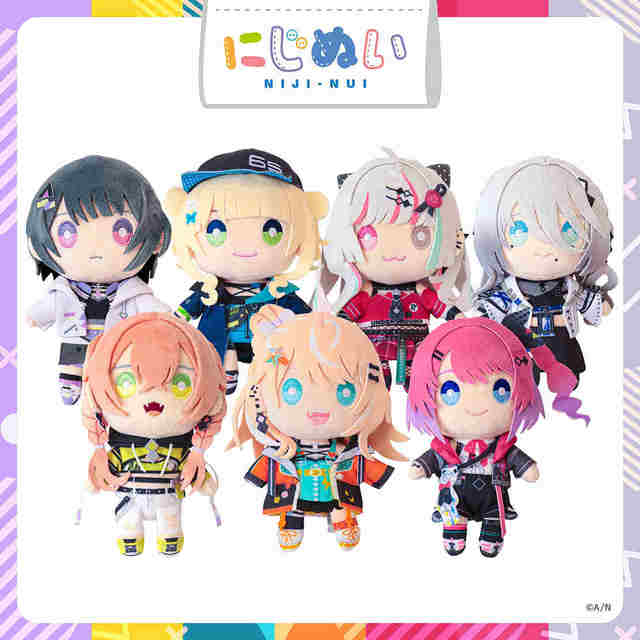 Japan Rainbow Society Nijisanji IDIOS1 Anniversary Plush Dolls Purchase Genuine Full Model
