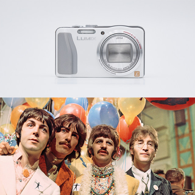 Panasonic/Panasonic Leica lens retro CCD camera with built-in filter, portable telephoto, can shoot the moon