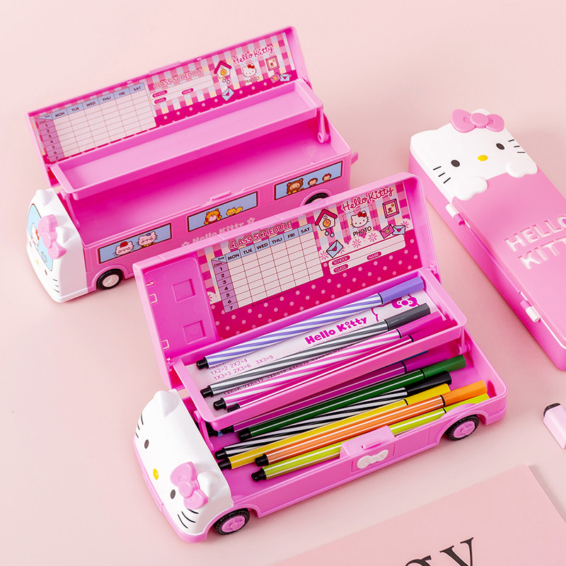 Hello Kitty Juego De Papelería Kawaii De 22 Piezas, Bonitos Suministros Escolares, Accesorios Sanrio, Incluye Cuaderno