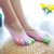 Pink socks body color toe 