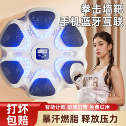 Smart Music Boxing Machine for Home Use, Adult Wall Target, Children's Strike Reaction Indoor Electronic Target, Martial Arts Training Equipment