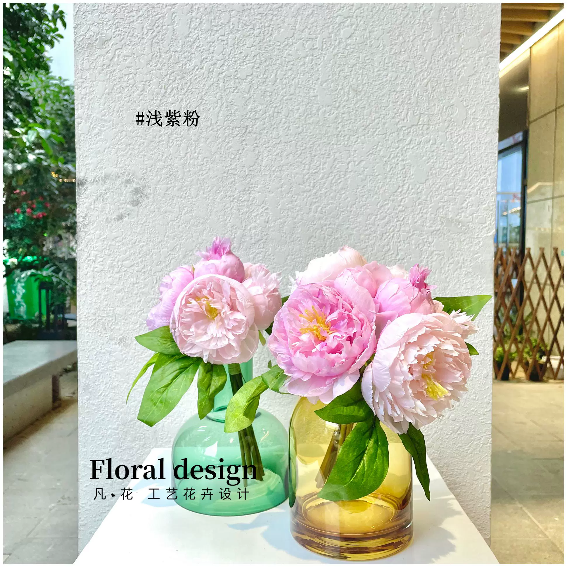 凡花高品質仿真花芍藥牡丹國風各種大小富貴牡丹風水招平安財 Taobao