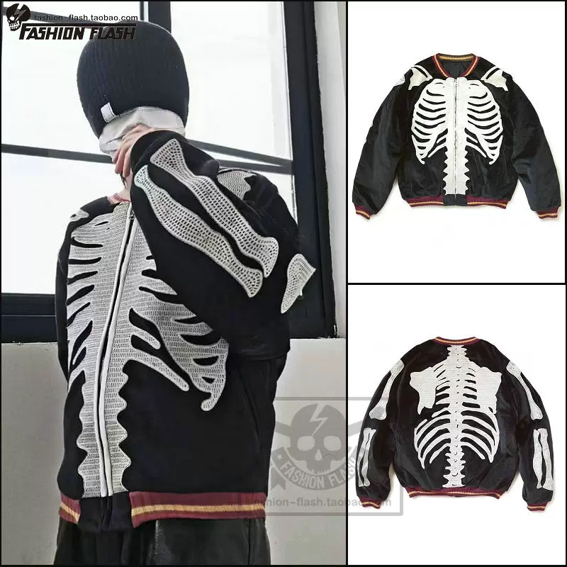 KAPITAL雙面牛仔外套平田和宏設計厚款刺繡丹寧夾克2024春季新款