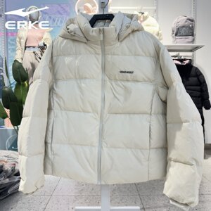 
Hongxing Erke women's down jacket 12225401223 fashionable bread jacket 2025 winter new style warm and casual