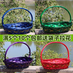 Rattan Fruit Basket, Wicker Hand-Held Basket, Picking Basket, Flower Arrangement Basket, Dance Basket, Return Gift Basket, Gift Basket, Welfare Basket, Homecoming Basket