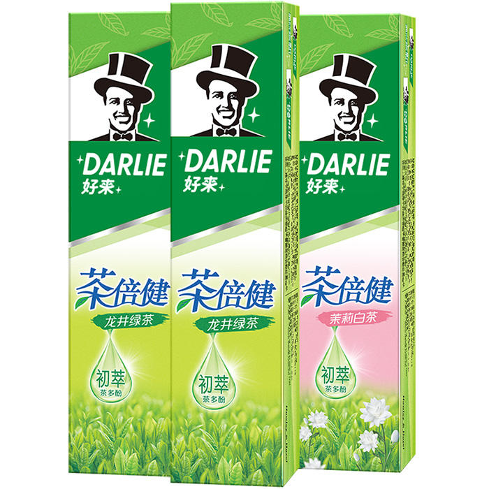  好来(原黑人) 茶倍健牙膏140g*3只  券后【29.9元】包邮 