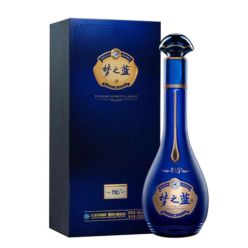 洋河蓝色经典梦之蓝M6+ 40.8度550mL*1绵柔型浓香型白酒-Taobao