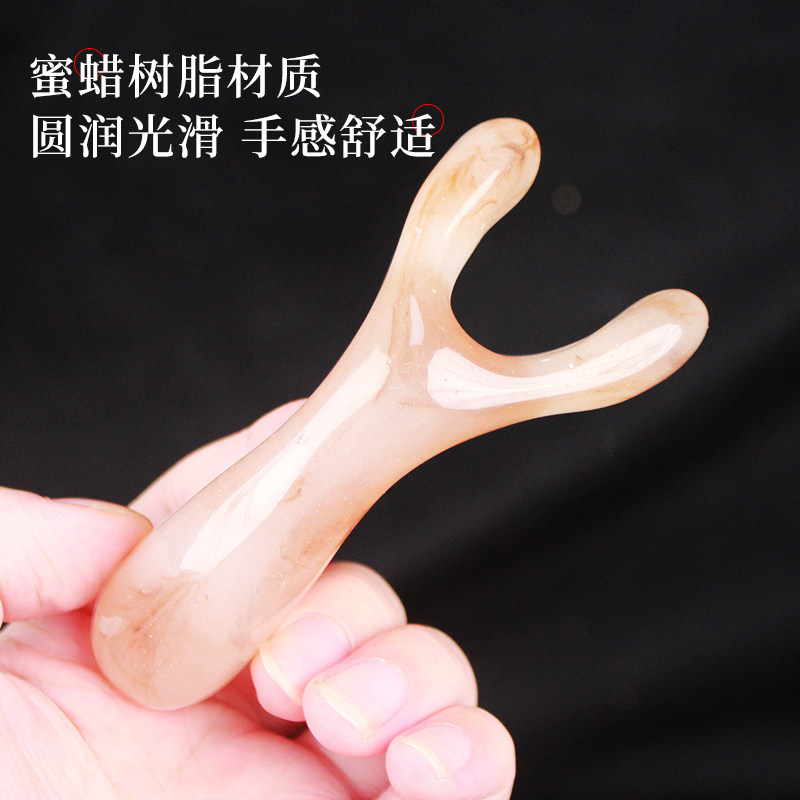 에도 수지 눈 마사지기 코 긁는 도구 코 다리 눈 얼굴 침술 스틱 긁는 귀 긁는 마사지 도구-