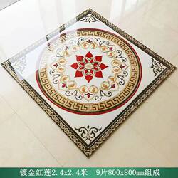 Entrance Door Mosaic Floor Tiles Living Room Entrance Marble Tiles Chinese Floor Tiles Pattern Mosaic Shape Non-Slip