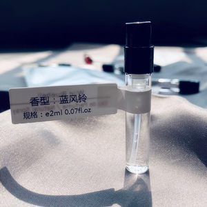 
Blue wind chime nectarine with honey ebony and bergamot British pear with freesia sage with sea salt perfume