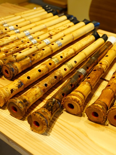 長山明前尺八 - 本格的な日本の竹笛