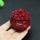 Cinnabar treasure pot ornaments Living room Wangzhai 2023 Living room ornaments Desktop small ornaments Porch ornaments