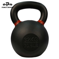 Pd Classic Cast Iron Kettlebell Fitness Equipment for Home Use, Squat Exercise, Strength Training, Butt Workout for Women and Men