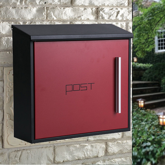 Letter box European modern villa outdoor mailbox large opinion box outdoor letter box creative stainless steel mailbox