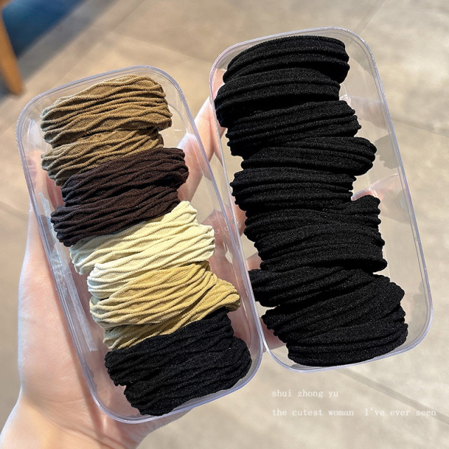 Hari Rope High elastic hair rope 2025 new hair ring rubber band women's head high ...