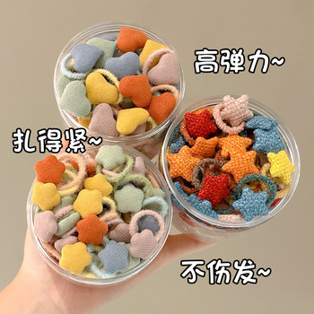 
Children's star love little hair rope