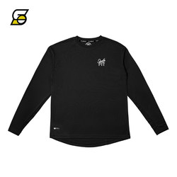 Slamble-Fit Autumn and Winter Training Sports Long-Sleeved T-Shirt Men's Round Neck Quick-Drying Men's Basketball Uniform Running Top