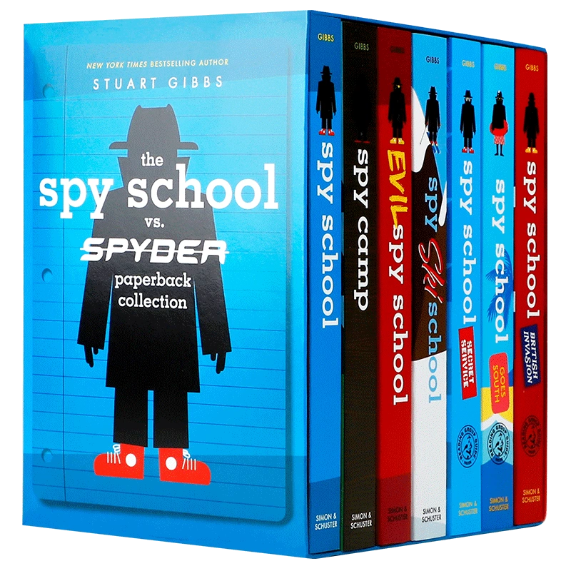 间谍学校7册盒装The Spy School vs. SPYDER Paperback Collection 英文 