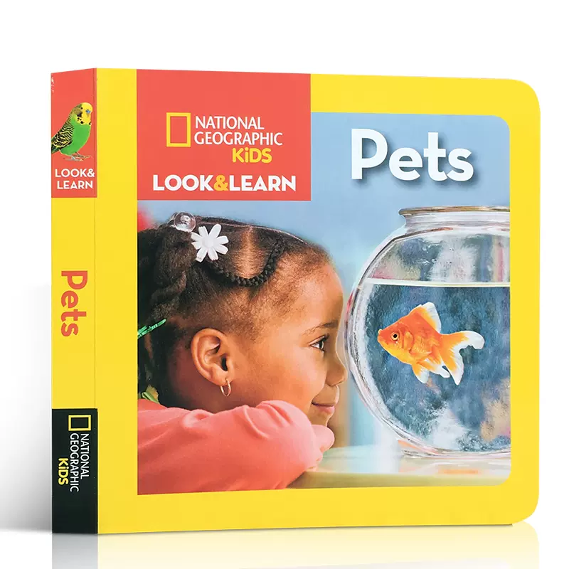 英文原版look Learn Pets國家地理幼兒版系列幼兒童初級入門百科