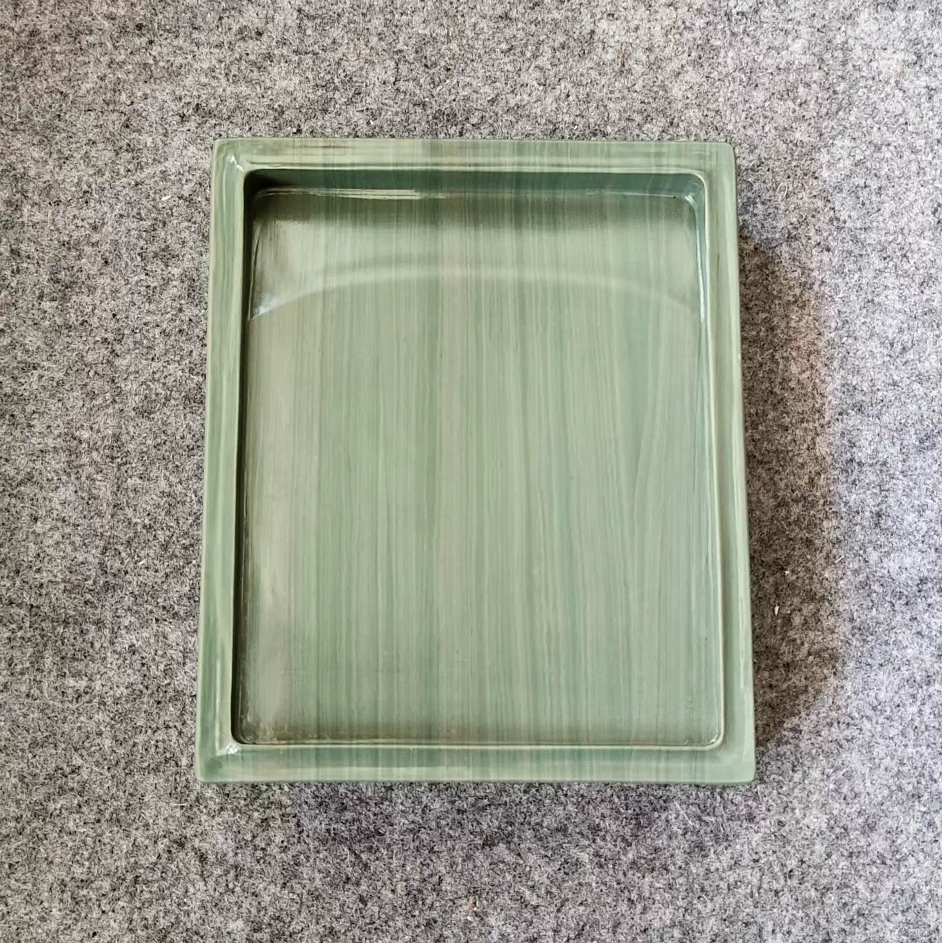 大清国宝松花砚天然正宗老坑玉冻经济实用砚手工雕刻 大清国宝松花砚天然正宗老坑玉冻经济实用砚手工雕刻