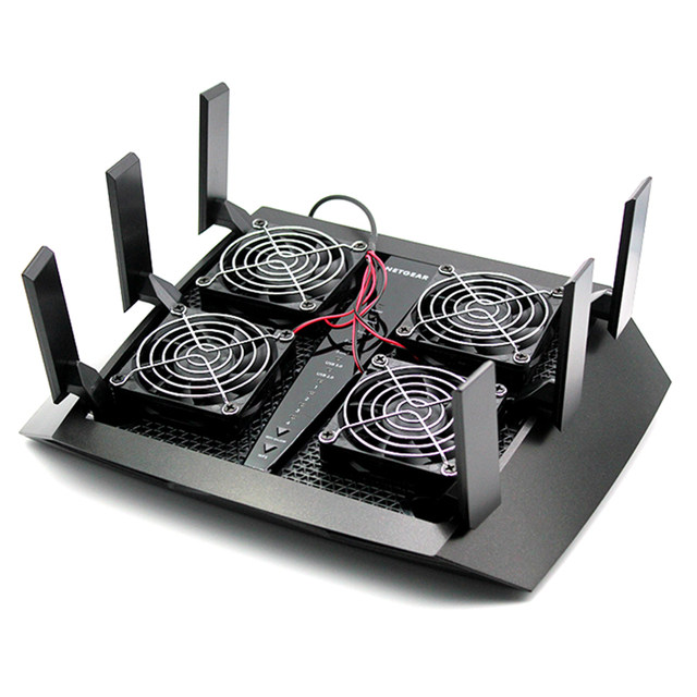 Longyou mesh R7900R8000 ASUS RT-AC5300 router cooling fan USB radiator fan