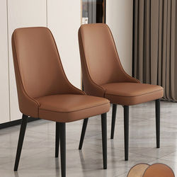 Dining Chair for Home Use, Dining Table Chair with Backrest, Italian-Style Light Luxury High-End Hotel Dining Chair, Modern Minimalist Restaurant Stool