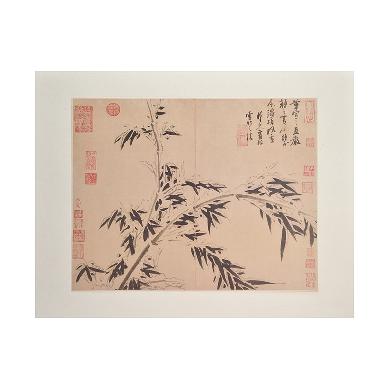 元 張雨 七言律詩　二玄社 　掛軸 元 張雨 七言律詩 二玄社 掛軸 元張雨書七言律詩軸- 故宮