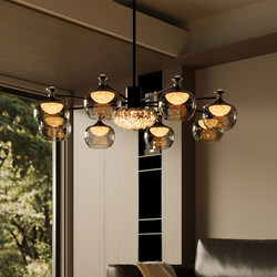 Italian Style Living Room Lamp, Simple and Modern 2025 New Style, Accessible Luxury and High-End Hall Main Lamp, Normcore Art Bedroom Chandelier