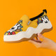 Tt/Mm/Toms women's shoes with non-slip one-foot pedal height-enhancing shoes thick sole summer new ugly cute comfortable bread shoes