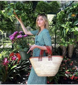 Little fish homemade French niche retro silk dress V -neck high waist green little flower bubble short -sleeved tea break skirt
