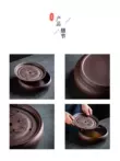Tím đất sét gốm kung fu trà bộ trữ nước khay trà hộ gia đình hiện đại đơn giản tròn khay thoát nước trà biển bàn trà đĩa Phụ kiện bàn trà