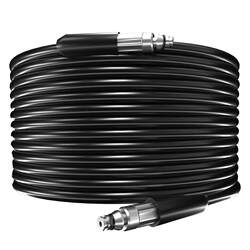 Pohir Household Car Washing Machine, Special High-Pressure Water Outlet Pipe for Reel-Type Machines 12m (Both Ends Are Quick-Connect Type)
